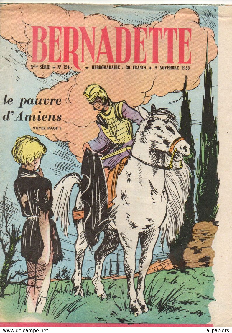 Bernadette N°124 Le Pauvre D'Amiens - Marie-Françoise - Groenland La Vie Chez Les Pêcheurs De Saumon...1958 - Bernadette