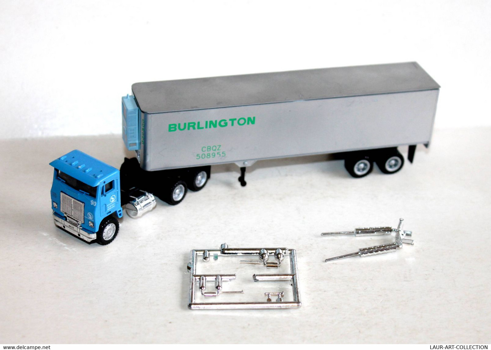 CAMION POIDS LOURD 1/87, TRANSPORT: TRACTEUR NORTHERN + SEMI REMORQUE BURLINGTON - AUTOMOBILE MINIATURE (1712.20) - Scala 1:87