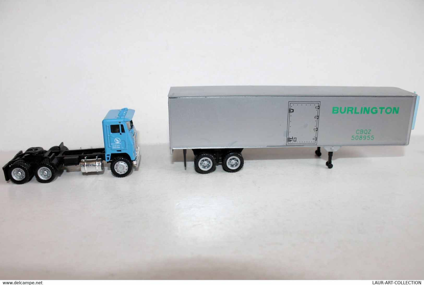 CAMION POIDS LOURD 1/87, TRANSPORT: TRACTEUR NORTHERN + SEMI REMORQUE BURLINGTON - AUTOMOBILE MINIATURE (1712.20) - Scala 1:87