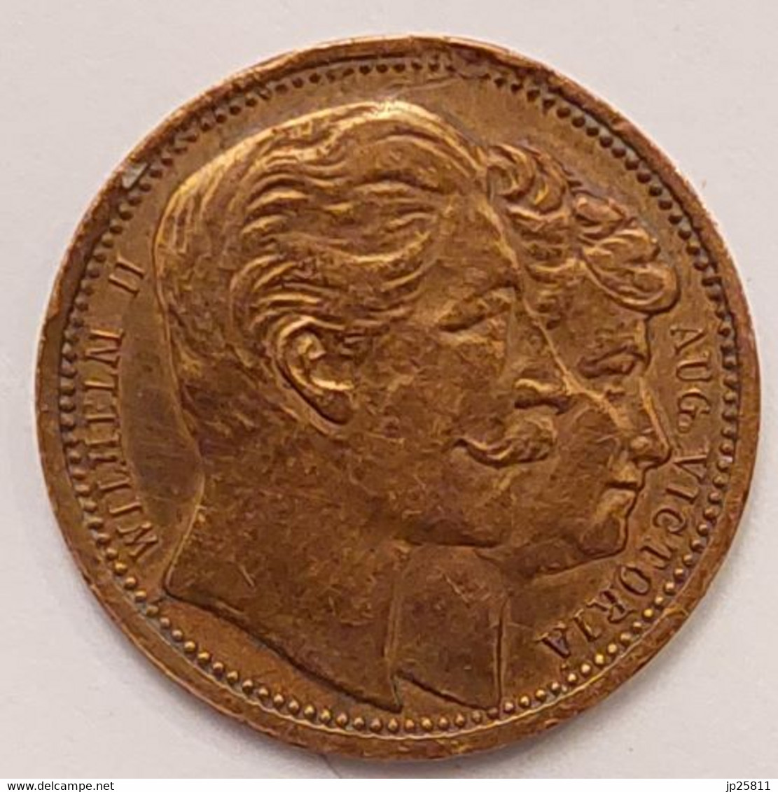 Deutschland Medaille 1905 Wilhelm Kronprinz Von Preussen Mit Cecilie Von Mecklenburg-Schwerin - Wilhelm II Aug.Victoria - Royal/Of Nobility