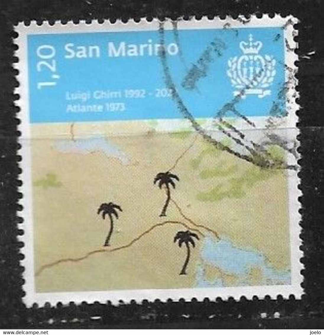 SAN MARINO 2022 GEOGRAPHIC ART OF LUIGI GHIRRI - Used Stamps