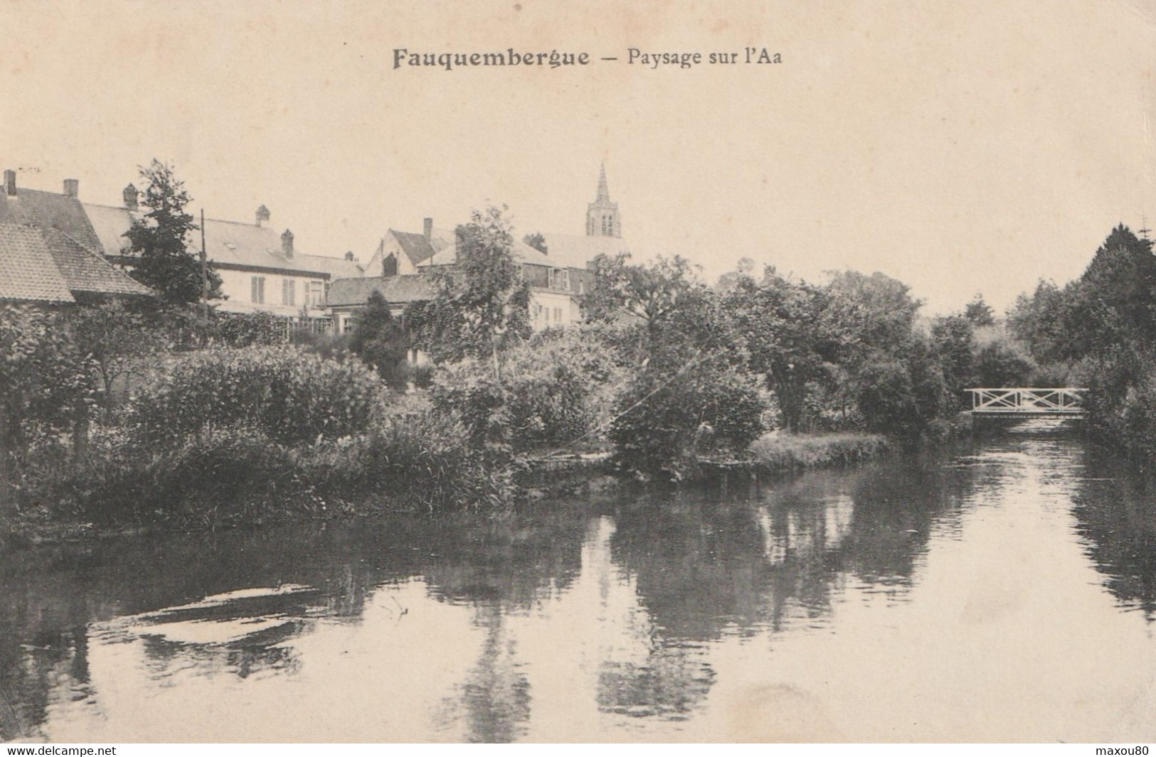 FAUQUEMBERGUE  -  Paysage Sur L'Aa - Fauquembergues