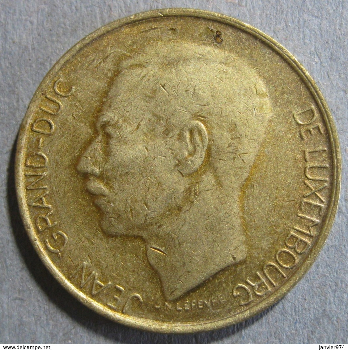 Luxembourg 5 Francs 1989 , Jean , En Cupro-aluminium-nickel, KM# 65, - Luxembourg