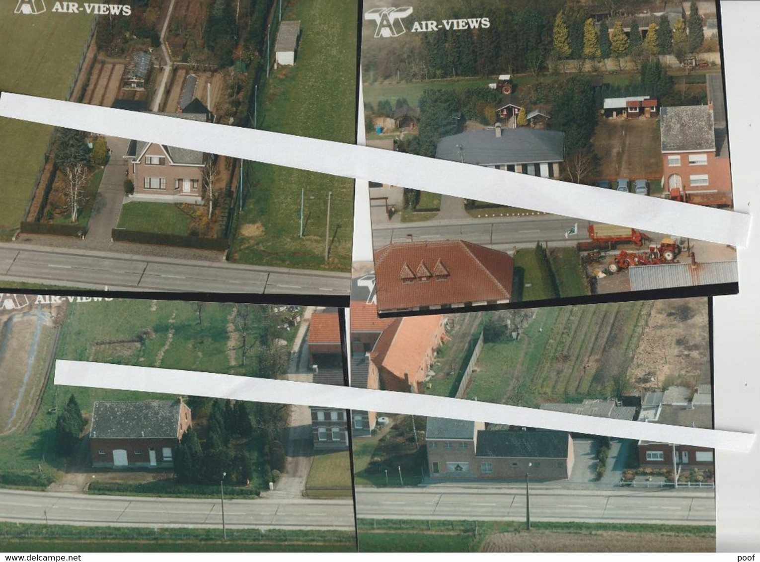 Luchtfoto's Berlaar : Bosstraat ( Jaren '90 ) ---- 4 Foto's - Berlaar