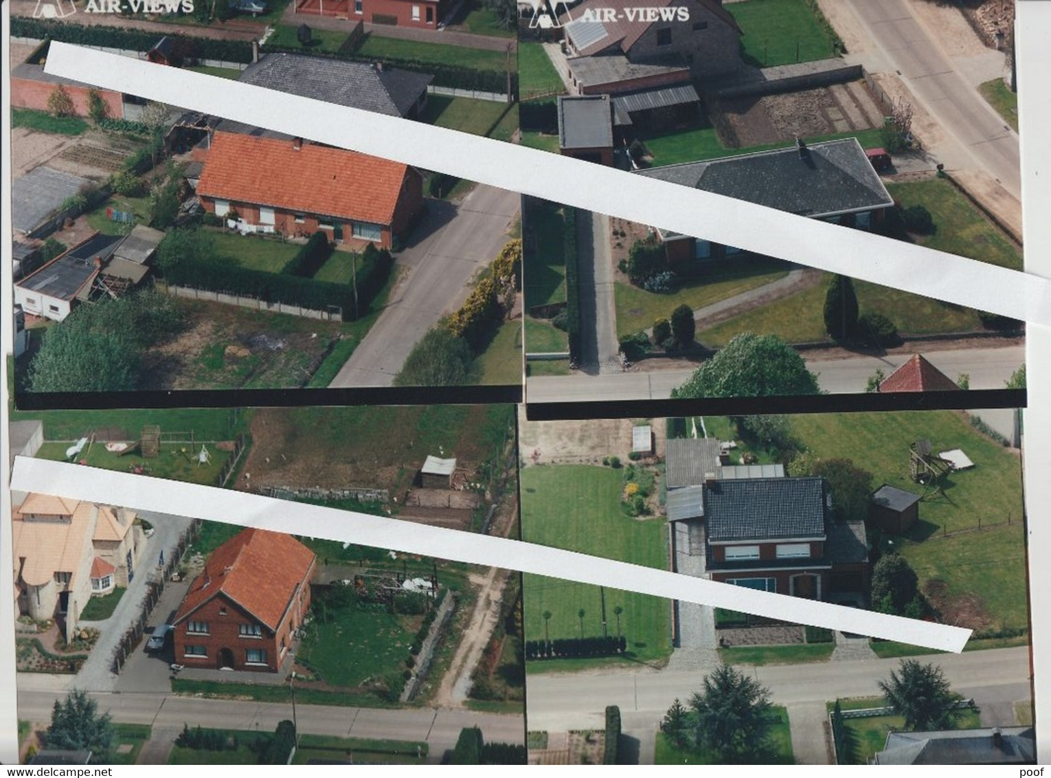 Luchtfoto's  Lille : Houtzijde  ( Jaren '90 ) ----  4 Foto's - Lille