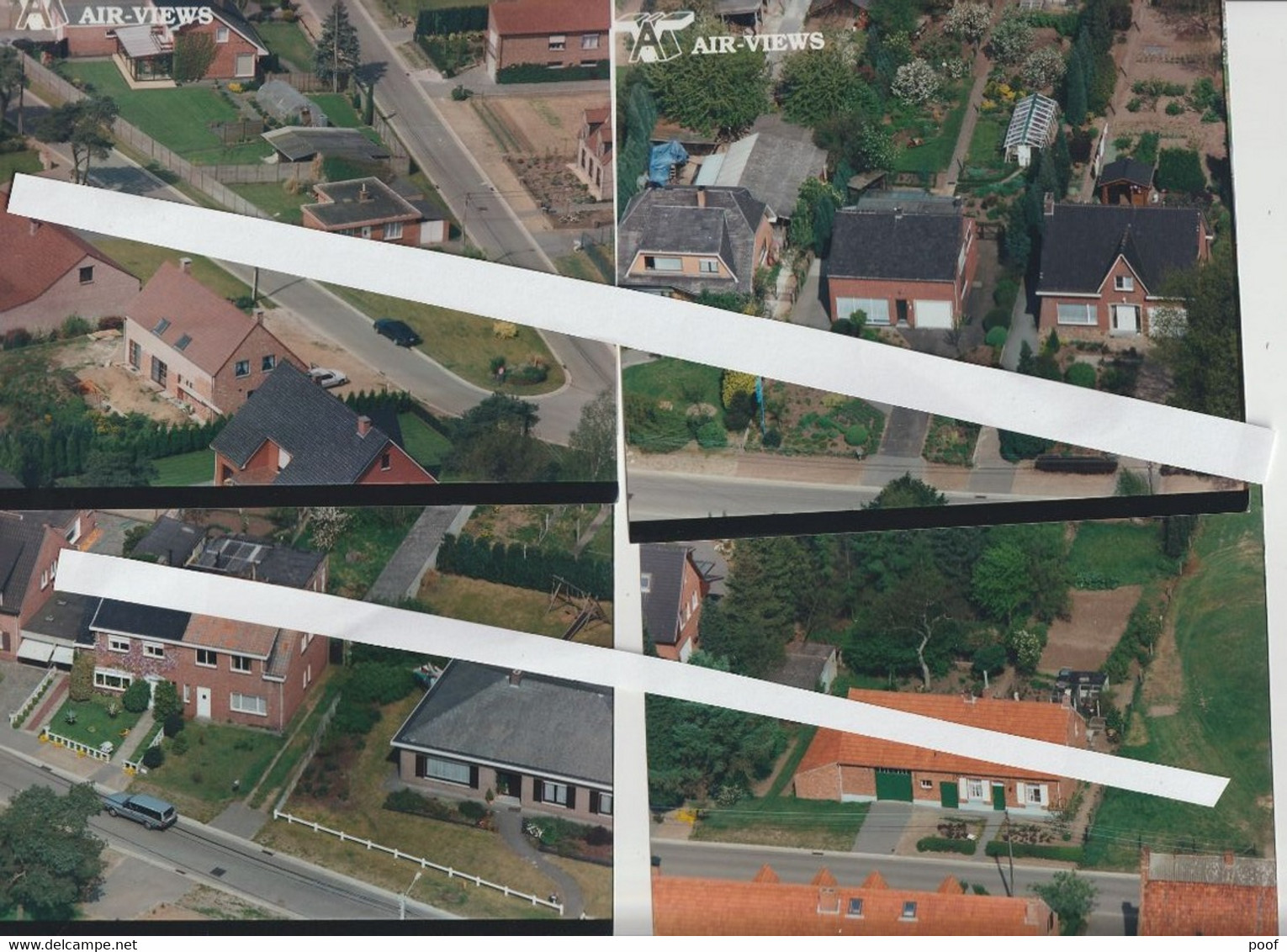 Luchtfoto's  Lichtaart / Kasterlee ( Jaren '90 ) ----  8 Foto's - Lille