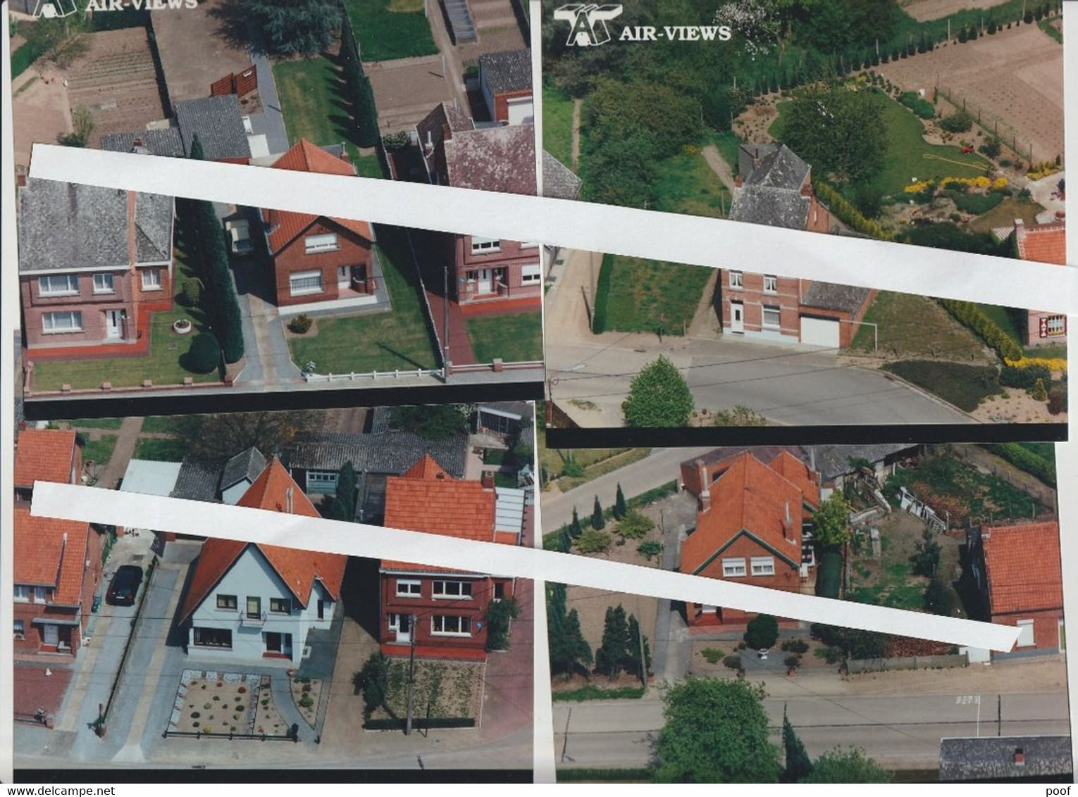 Luchtfoto's  Olen : Drogebroodstraat ( Jaren '90 ) ----  4 Foto's - Olen