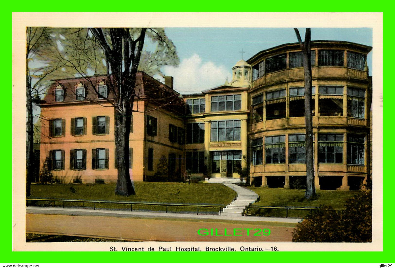 BROCKVILLE, ONTARIO - ST VINCENT DE PAUL HOSPITAL - WRITTEN - PECO - - Brockville