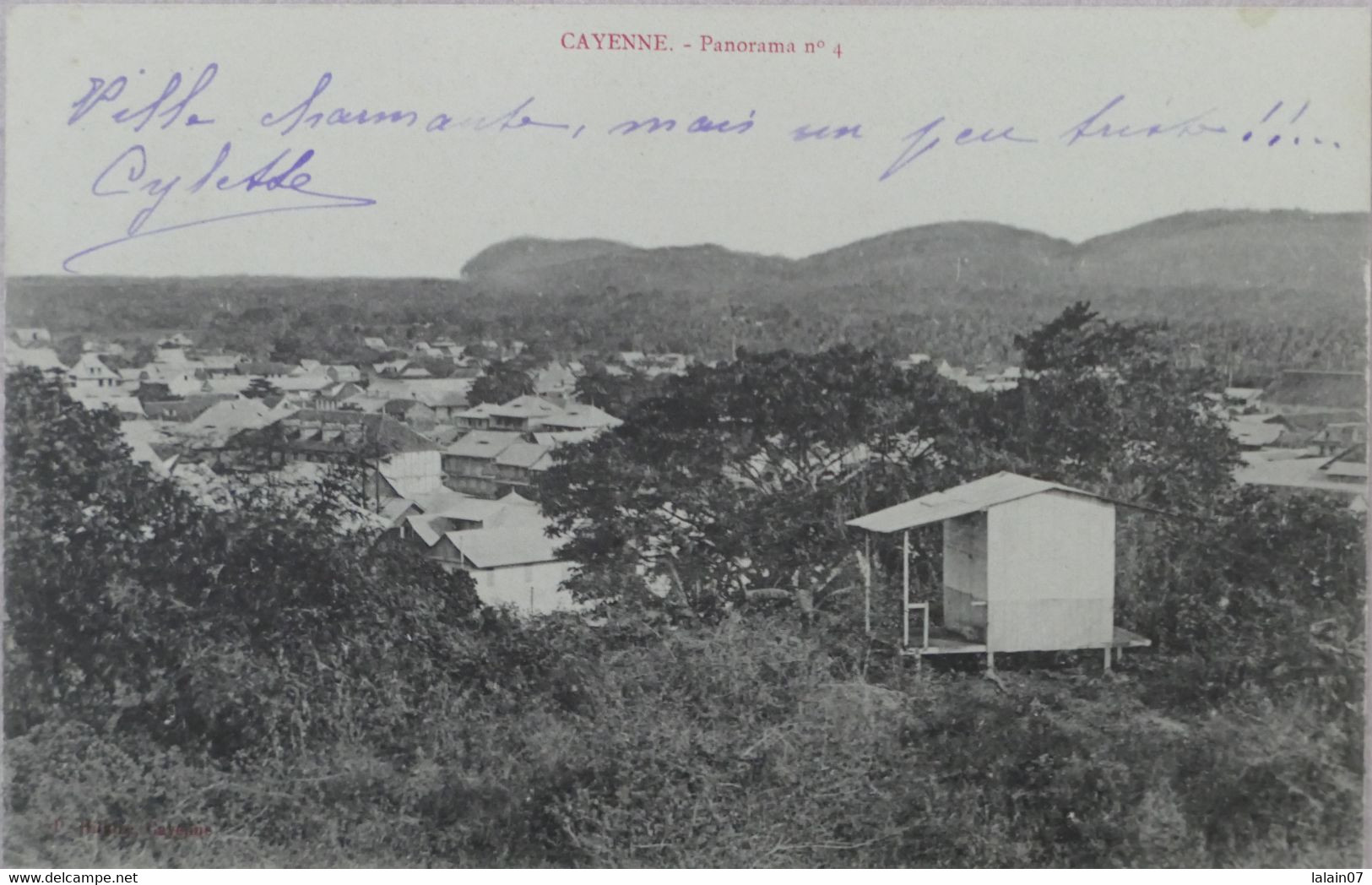 C. P. A. : GUYANE : CAYENNE : Panorama N° 4, Timbre En 1905 - Cayenne