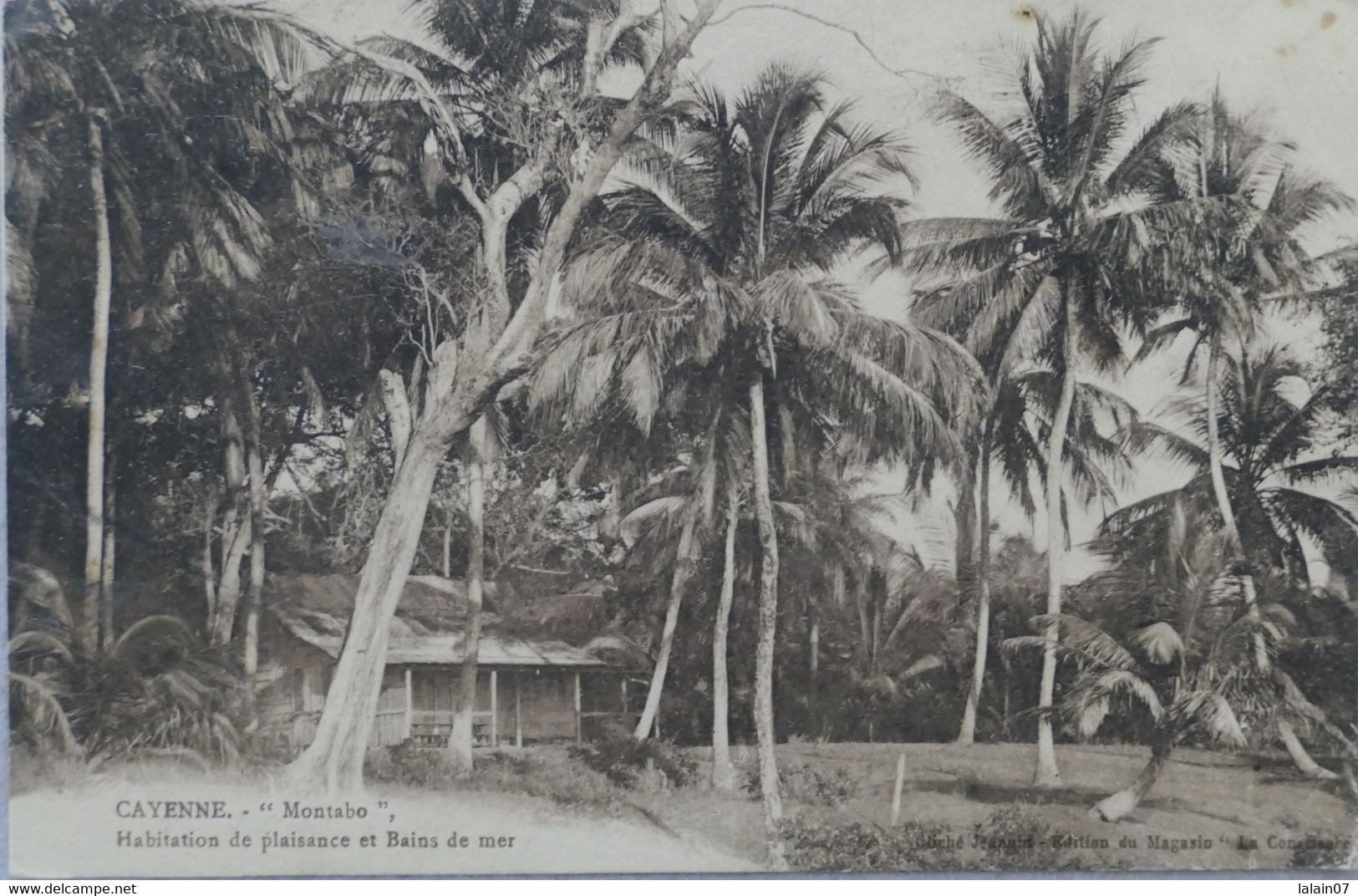 C. P. A. : GUYANE : CAYENNE : "MONTABO", Habitation De Plaisance Et Bains De Mer, En 1931 - Cayenne