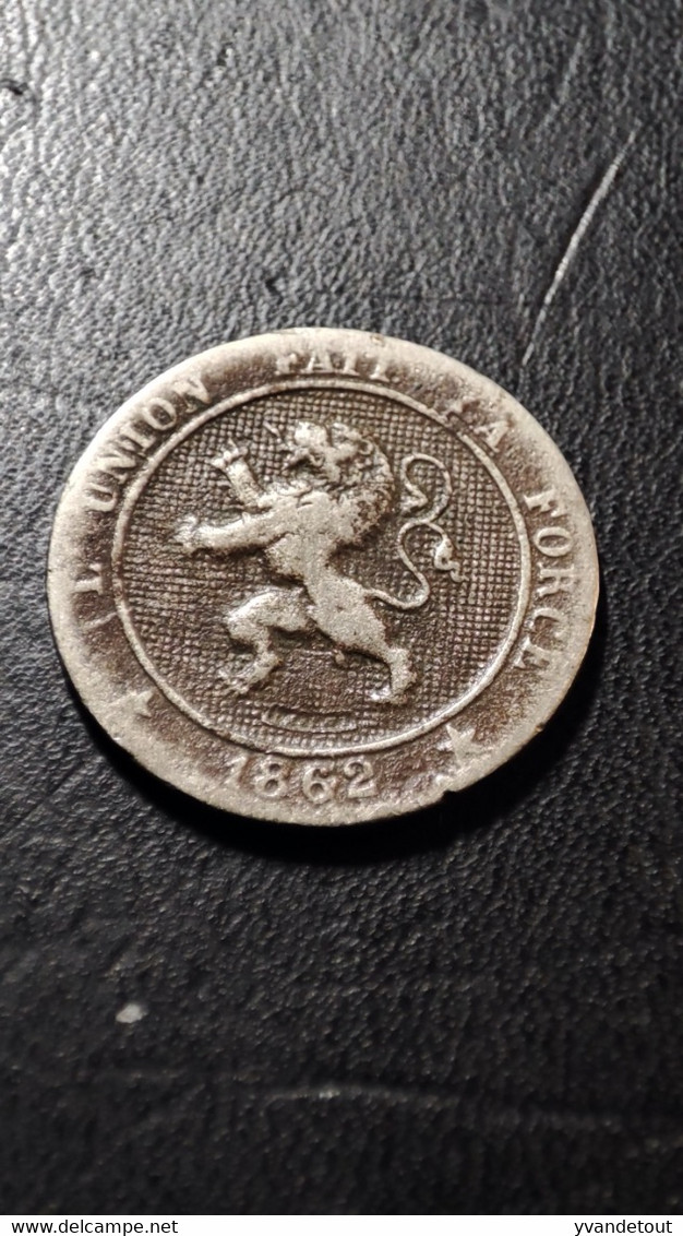 5 Centimes Léopold Premier Roi Des Belges 1862 - 5 Cents
