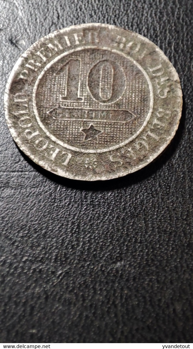 10 Centimes Léopold Premier Roi Des Belges 1863 - 10 Cent