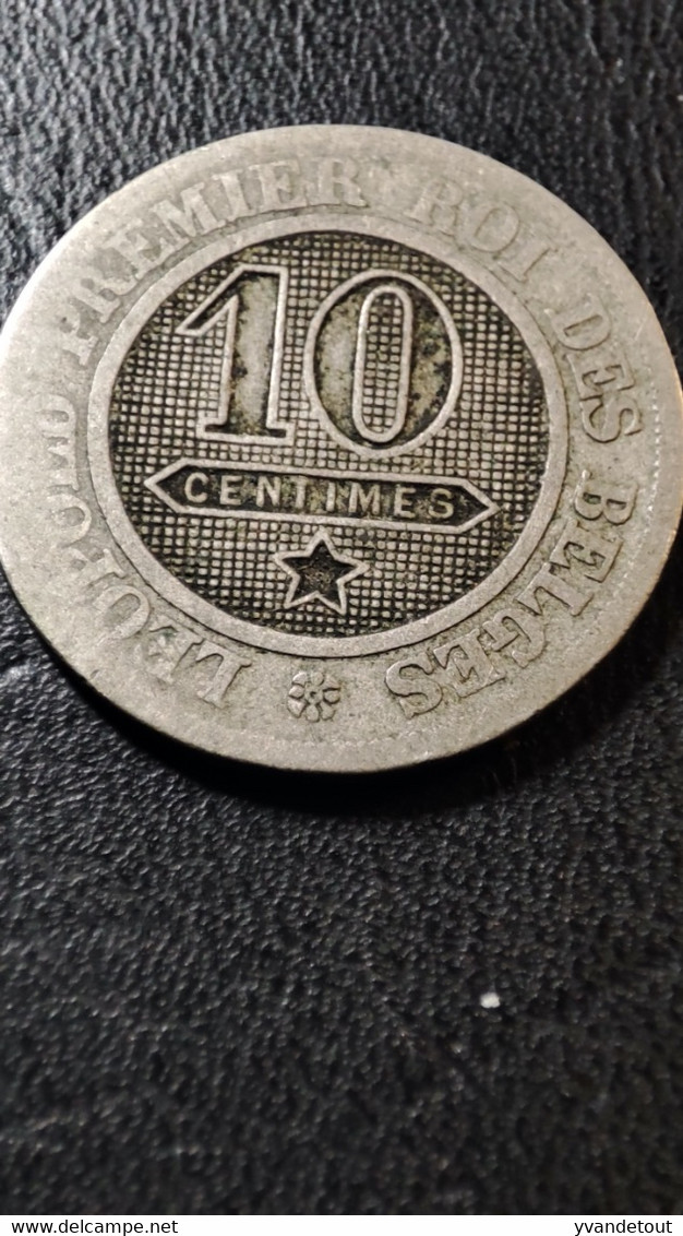 10 Centimes Léopold Premier Roi Des Belges 1861 - 10 Cents