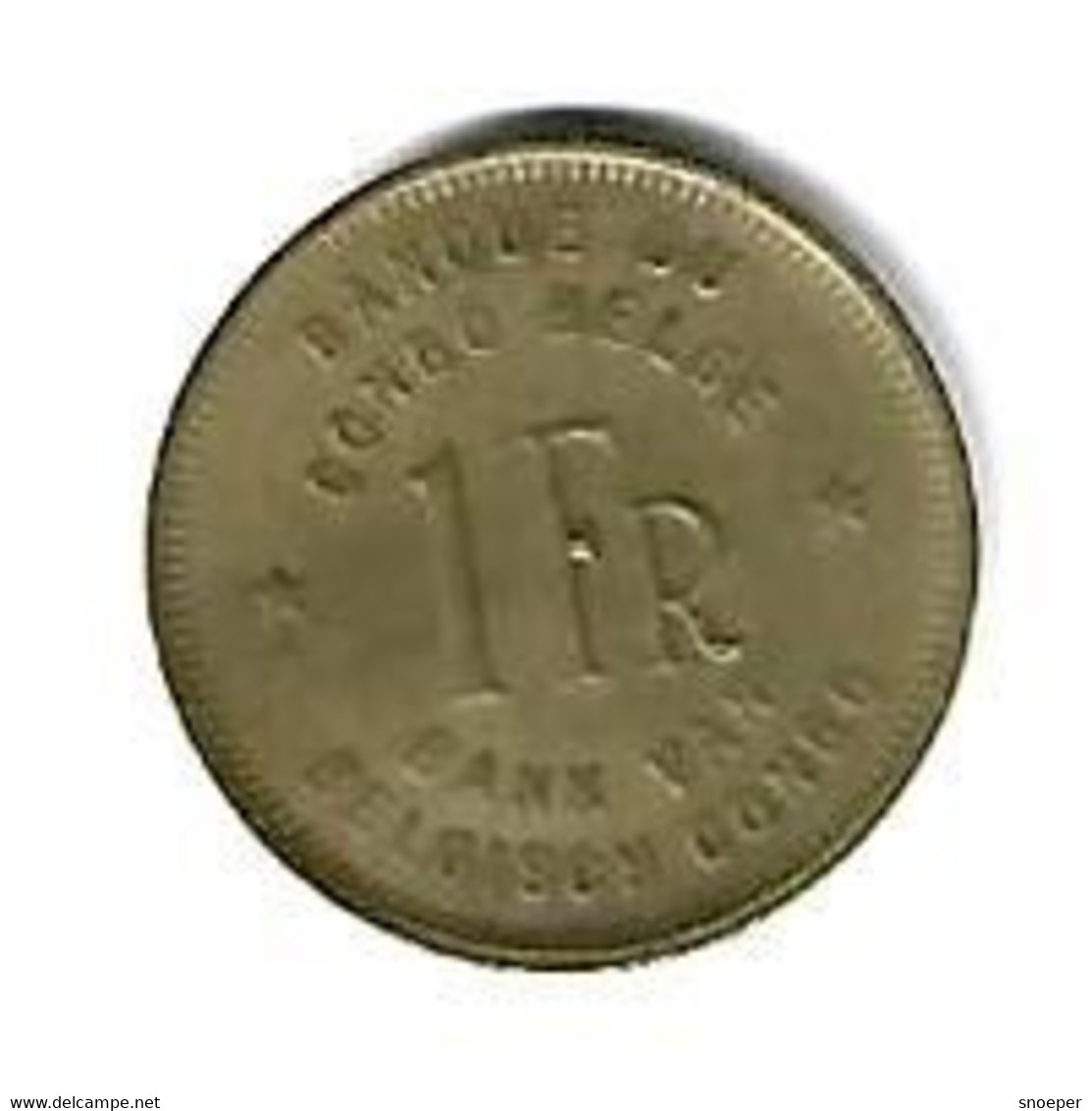 Congo Belg 1 Franc 1949  Km 26   Xf - 1945-1951: Regentschap