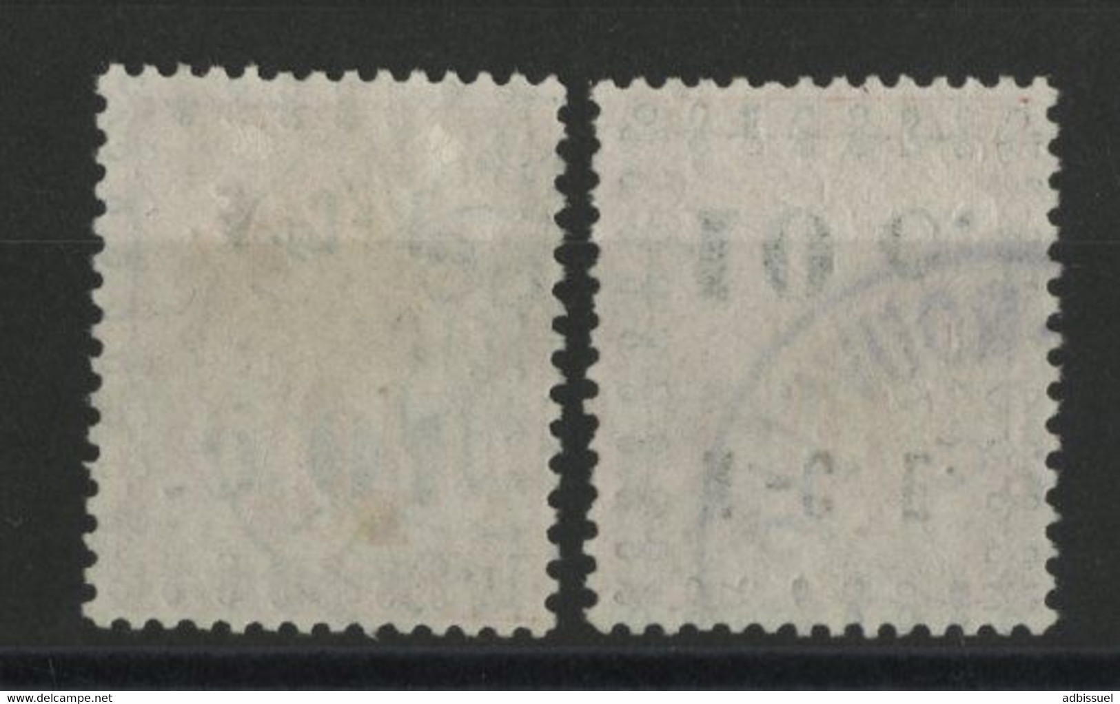 N° 13 + N° 13a Cote 60 € Surcharge Renversée Et Surcharge Normale Obl. De Nouméa TB - Used Stamps