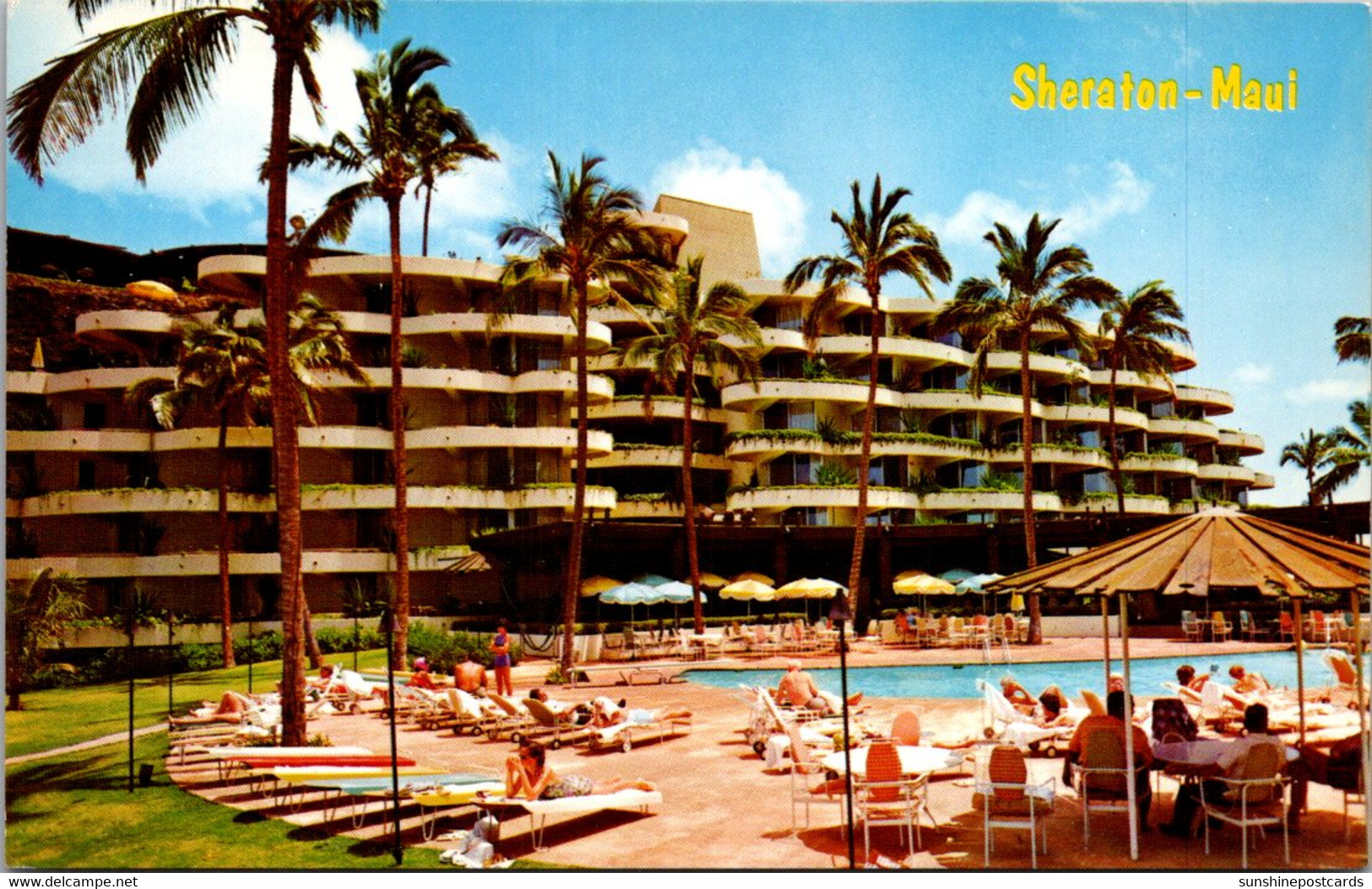 Hawaii Maui Sheraton-Maui Resort Hotel 1968 - Maui