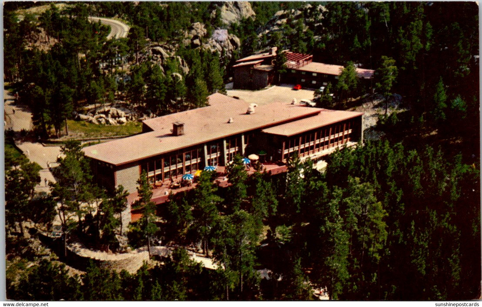 South Dakota Black Hills Aerial View Memorial View Building 1962 - Autres & Non Classés