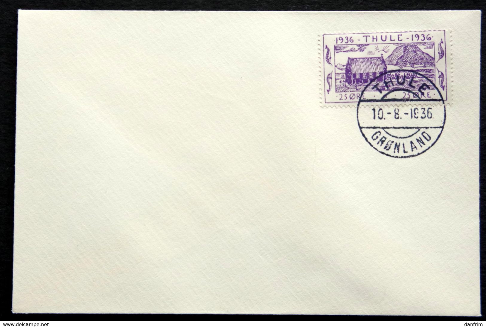 Greenland 1936 THULE MiNr.3 FDC ( Lot 3660 ) - Thulé