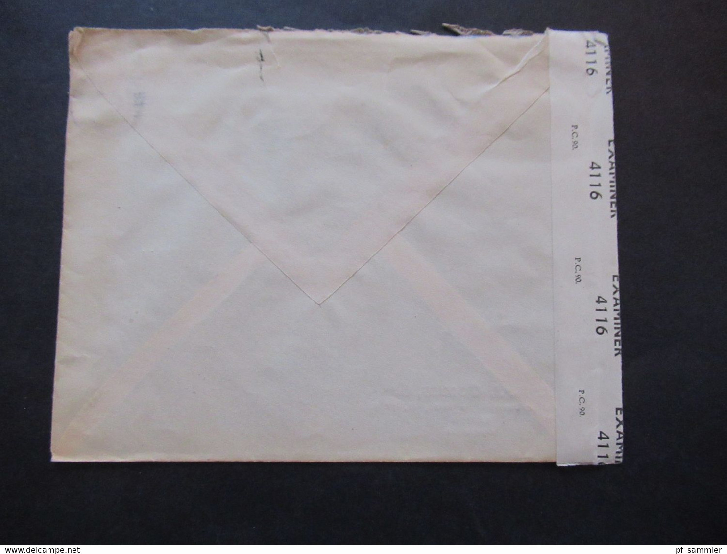 Portugal 1946 Zensurbeleg British Censorship 5089 Umschlag Lisboa A.J.Gomes Nach Berlin Mit Stp. Nachträglich Entwertet - Brieven En Documenten