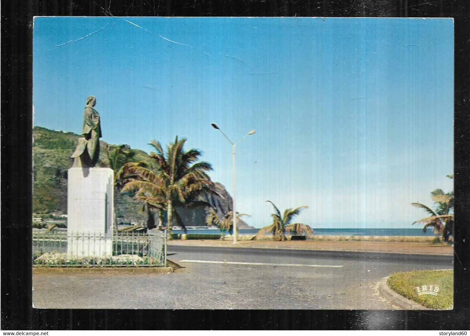 Cpm St005808 La Réunion Saint-denis Statue De Roland Garros - Saint Denis