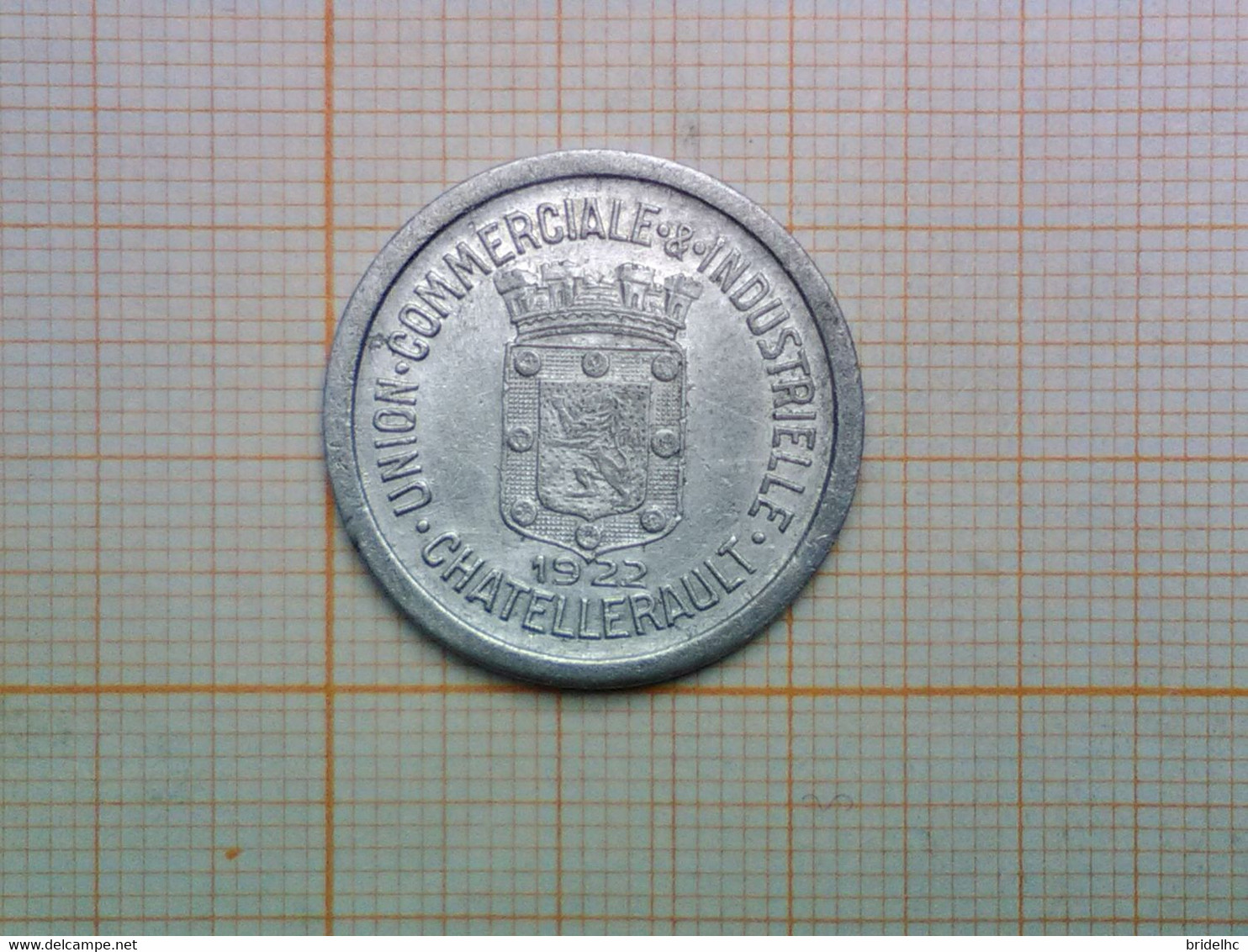 10 Centimes - Union Commerciale Et Iindustrielle  Châtellerault 1922 - Monétaires / De Nécessité