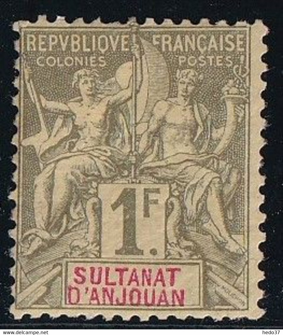 Anjouan N°13 - Neuf * Avec Charnière - B/TB - Unused Stamps
