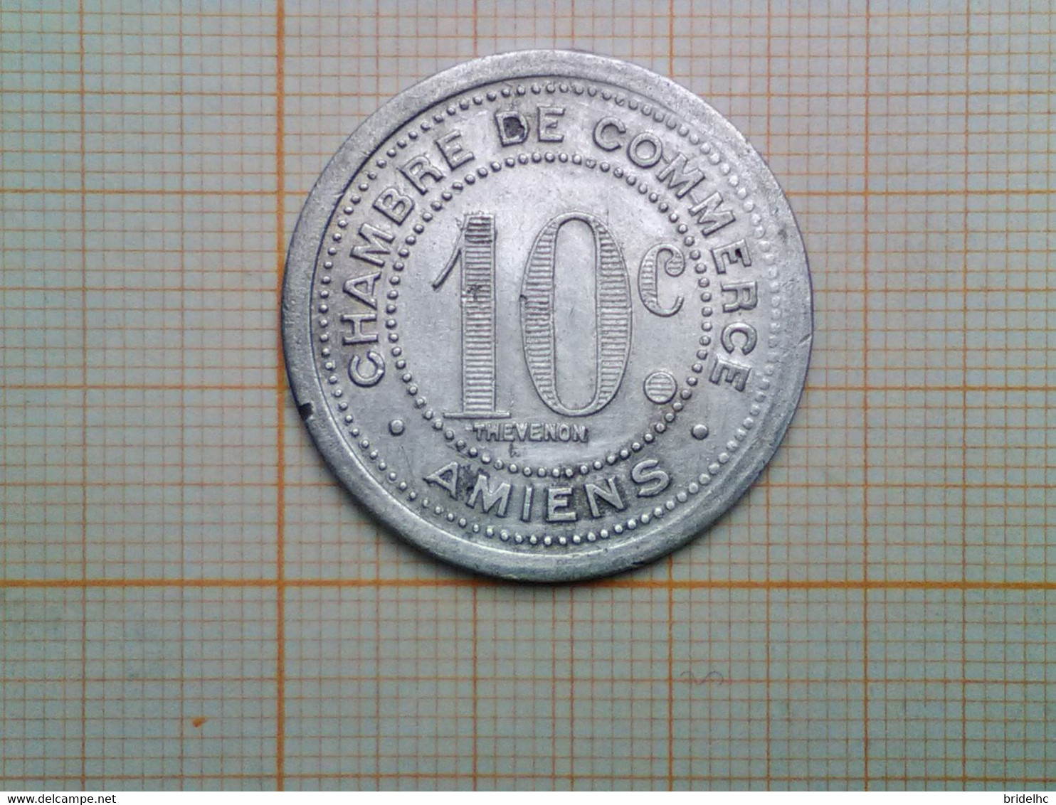 10 Centimes Chambre De Commerce  Amiens  1921 - Monétaires / De Nécessité