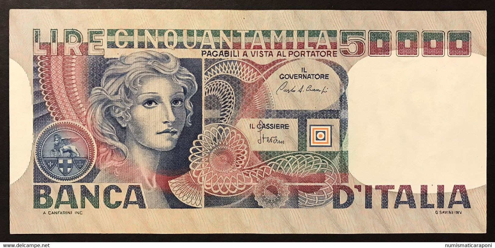 50000 Lire 1982 Volto Di Donna Spl+ LOTTO 4305 - 5000 Lire