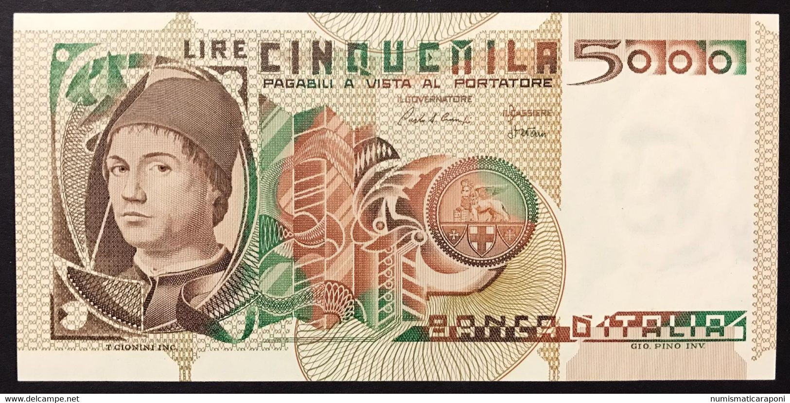 5000 Lire 19 10 1983 Antonello Da Messina Q.fds/fds  LOTTO 4306 - 5000 Lire