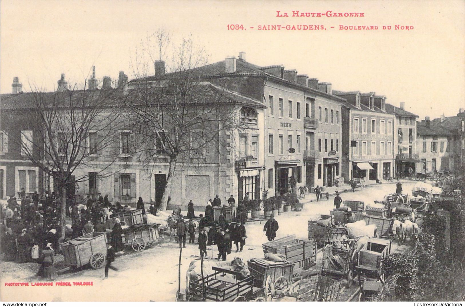 CPA COMMERCE - 1084 - SAINT GAUDENS - Boulevard Du Nord - Labouche Frères Toulouse - Mercati