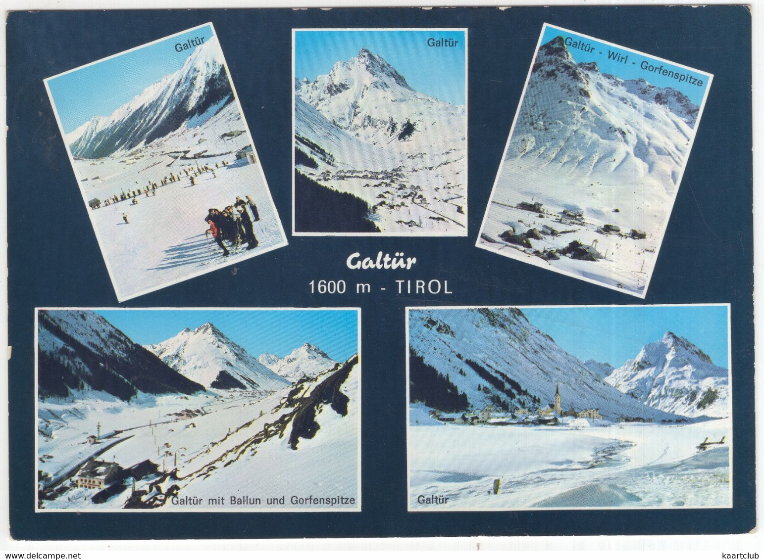 Galtür 1600 M  - Tirol - (Österreich/Austria) - 1971 -  Ski - Galtür