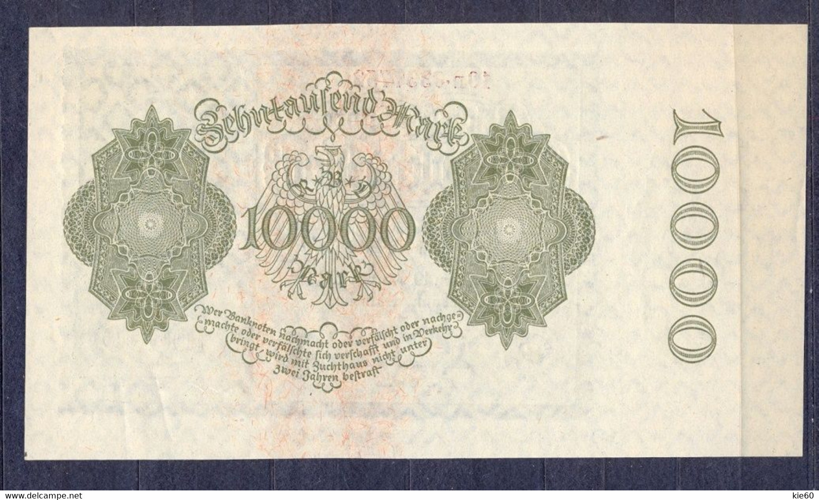 Germany - 1922 -10 000 Mark .- 19B.. R69d....UNC - 10000 Mark