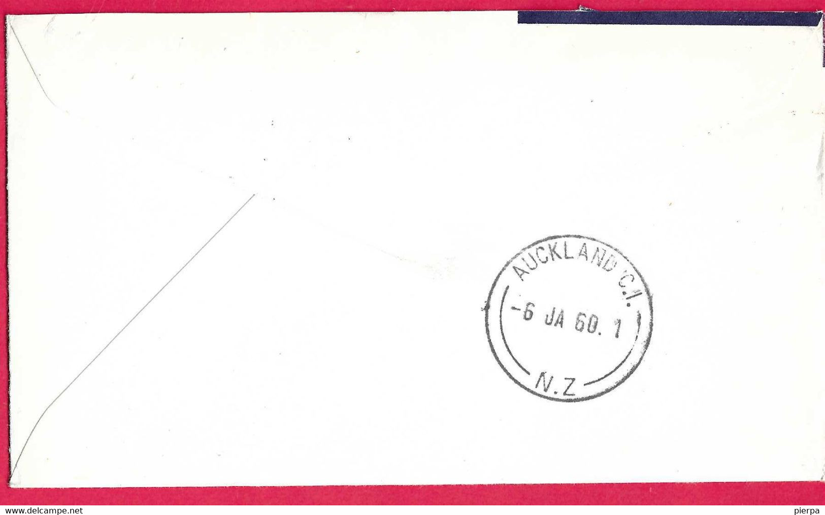 AUSTRALIA - FIRST FLIGHT TEALECTRA FROM NADI AIRPORT (FIJI) TO AUCKLAND * 6.JAN.60* ON OFFICIAL ENVELOPE - Erst- U. Sonderflugbriefe