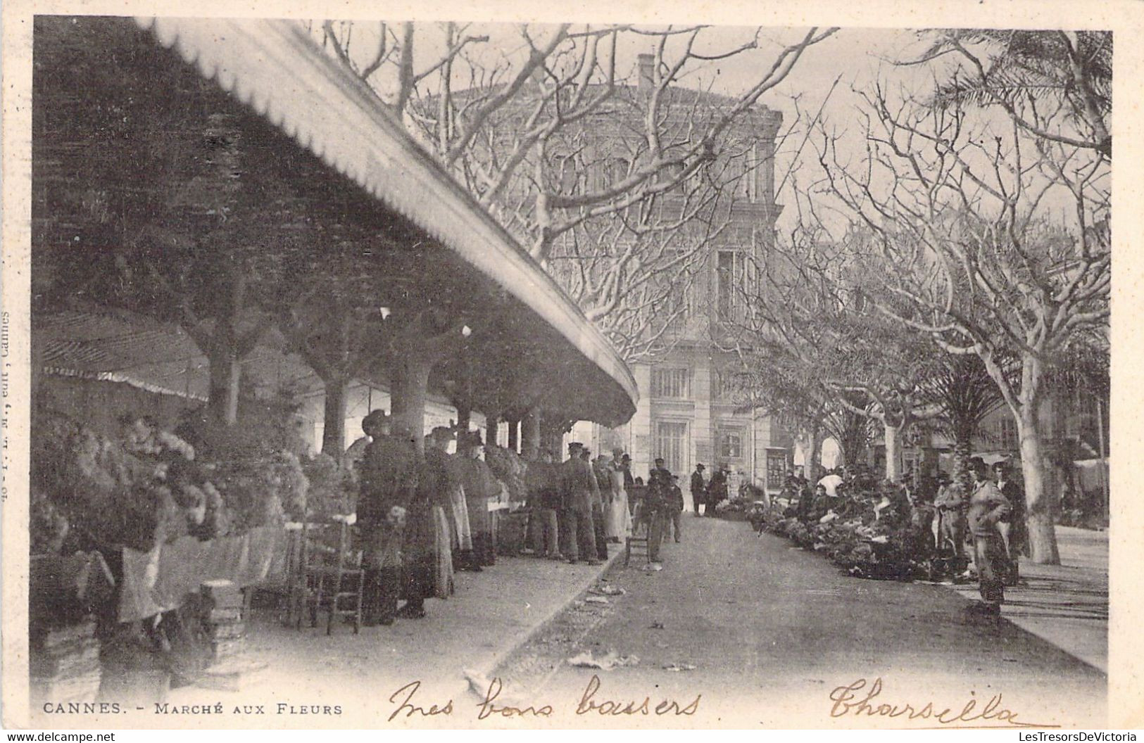 CPA COMMERCE - Cannes - Marché Aux Fleurs - Dos Non Divisé - Marktplaatsen