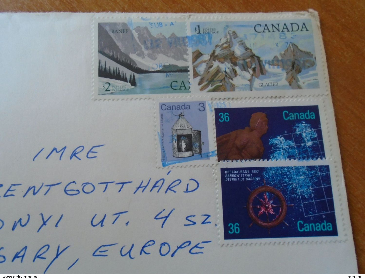 ZA405.6  CANADA  Registered Cover - Cancel 1987 Toronton ONT    Sent To Hungary - Storia Postale