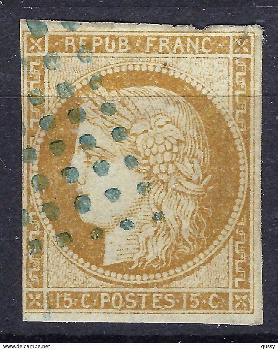 FRANCE Colonies Générales Ca.1872-77: Le Y&T 22 TB Obl. Bleue - Cérès