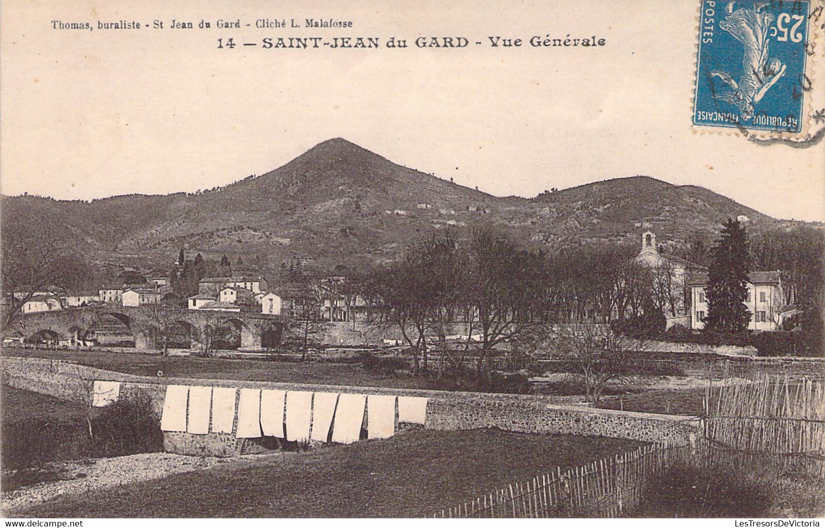 CPA FRANCE - 30 - Saint Jean Du Gard - Vue Générale - 14 Thomas Buraliste - Saint-Jean-du-Gard