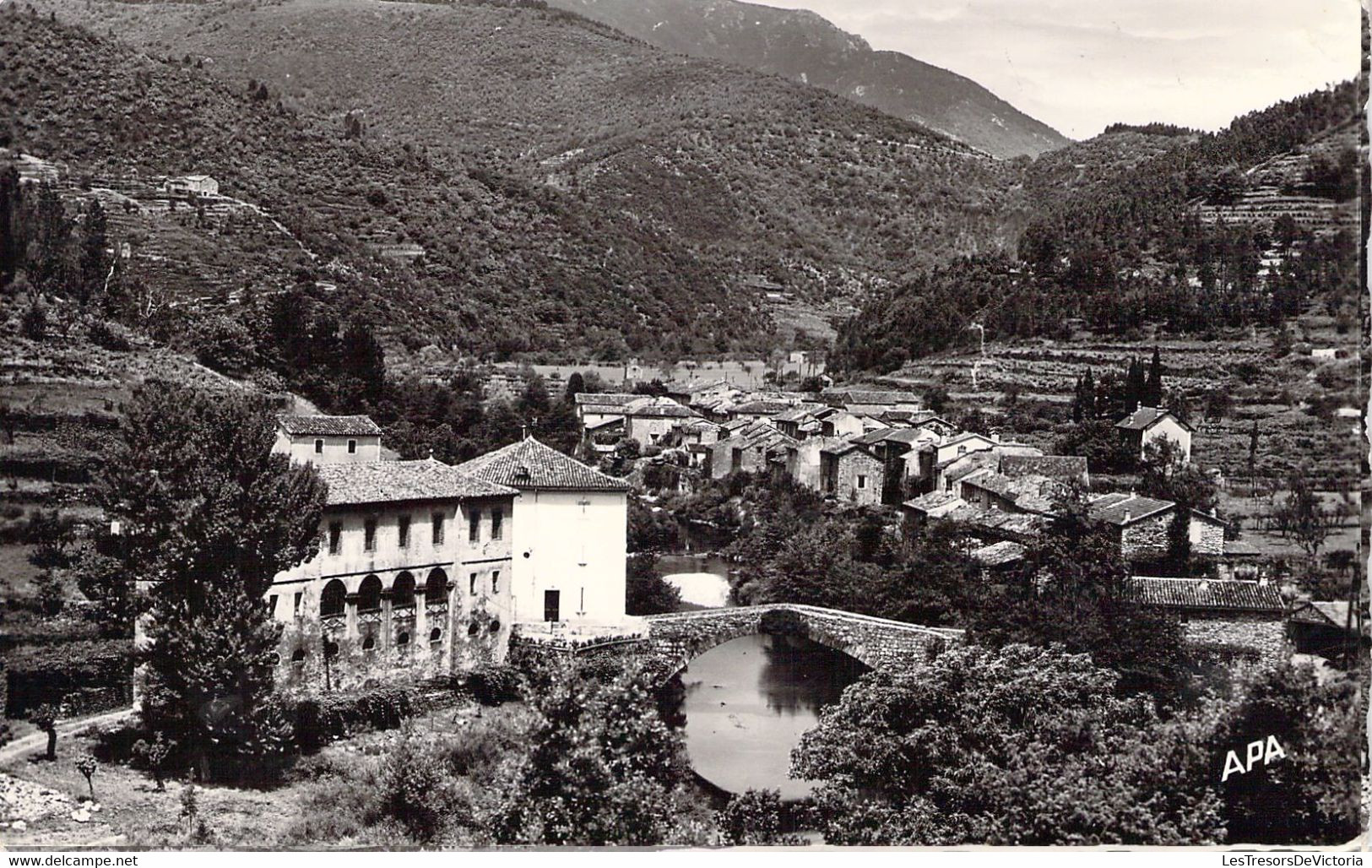 CPA FRANCE - 30 - Environs De Chamborigaud - Le Pont De Rastel - APA Poux - Albi - Chamborigaud