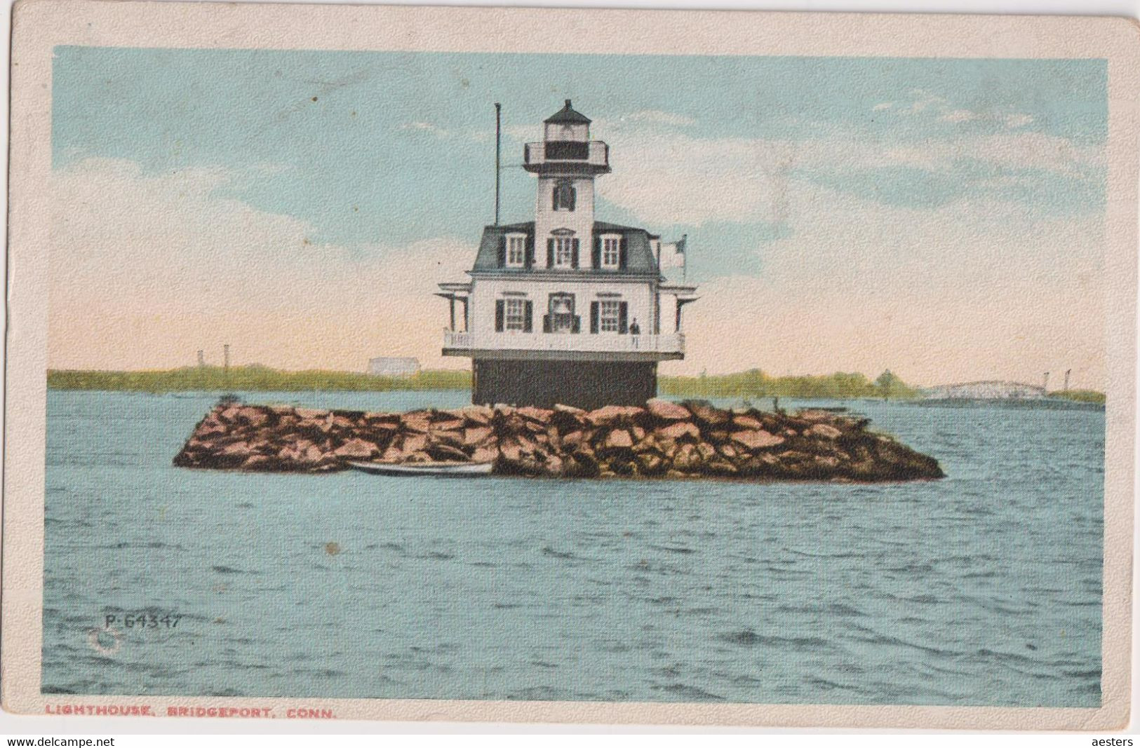 Bridgeport 1916; Lighthouse - Circulated. - Bridgeport