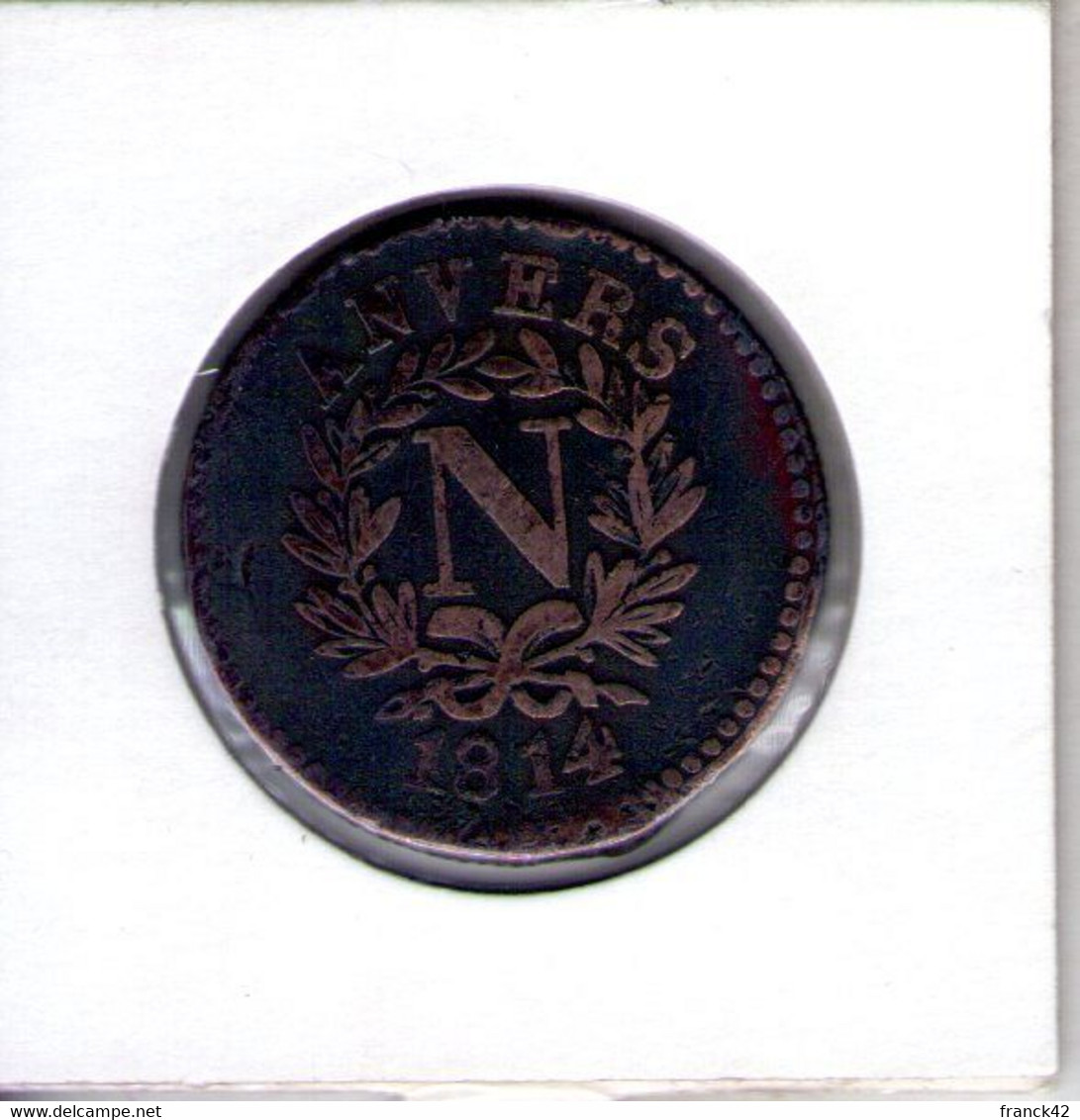 5 Centimes Siège D'anvers - 1814 Assedio Di Anversa