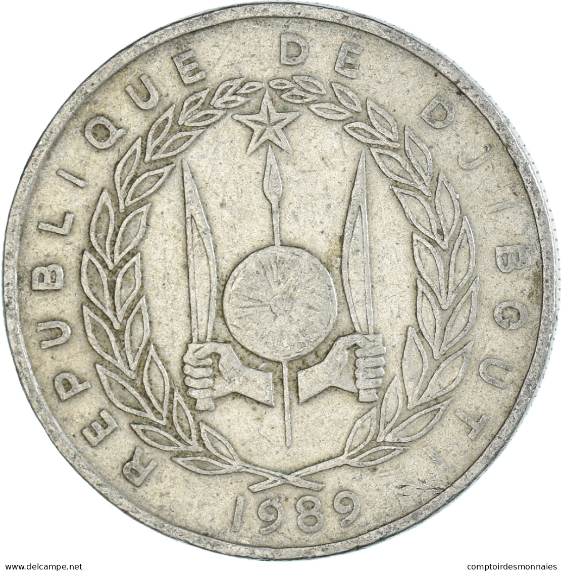 Monnaie, Djibouti, 50 Francs, 1989 - Dschibuti