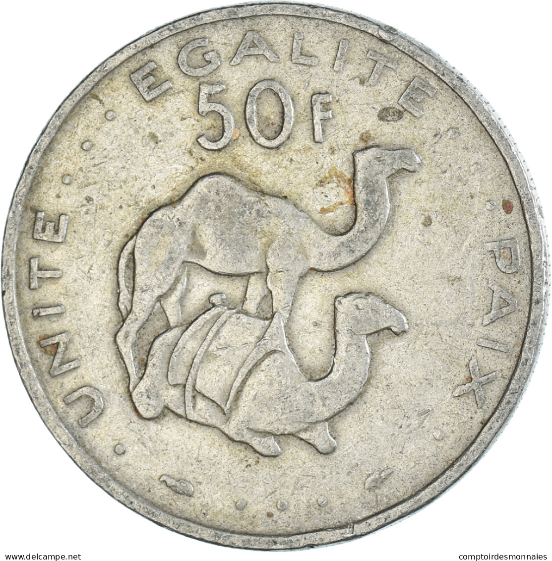 Monnaie, Djibouti, 50 Francs, 1989 - Dschibuti