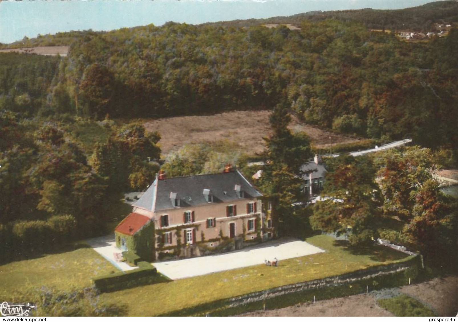 SAINT PRIX SAONE ET LOIRE LE BOIS DE RIRE VUE AERIENNE 1964 - Autres & Non Classés