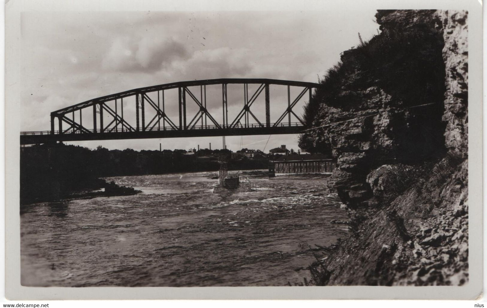 Estonia Eesti 1936 Narva, Raudteesild, Railroad Bridge - Estonie