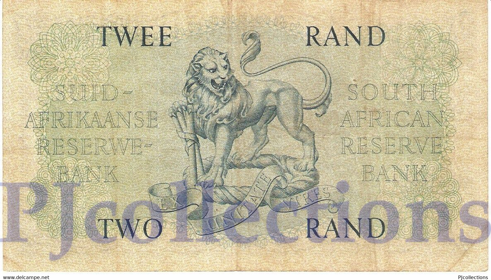 SOUTH AFRICA 2 RAND 1961 PICK 104a VF - South Africa