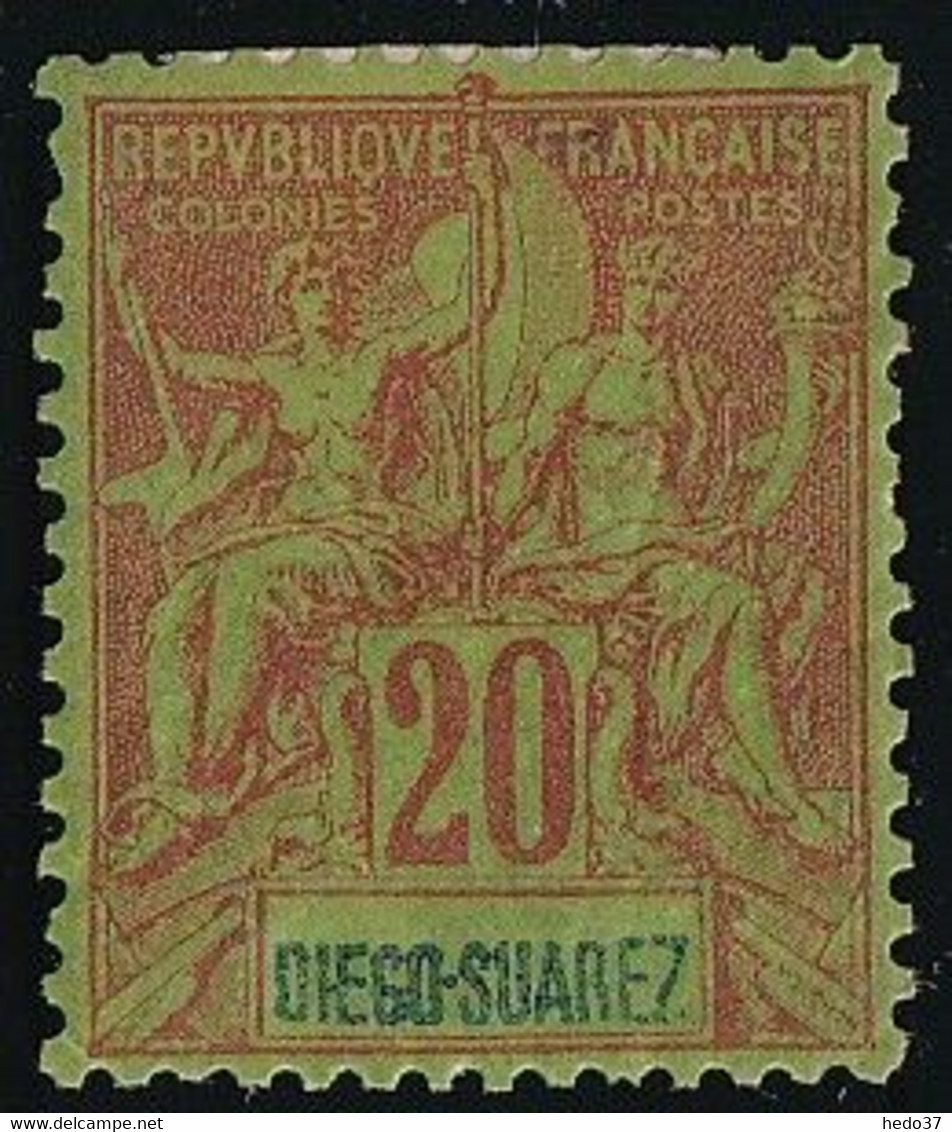 Diégo-Suarez N°44 - Neuf * Avec Charnière - TB - Unused Stamps