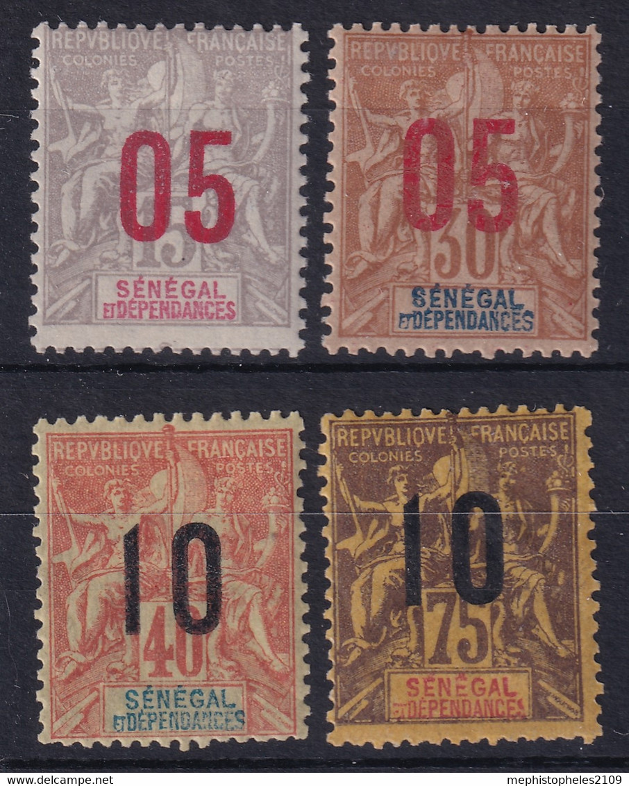 SÉNÉGAL 1912 - MLH - YT 47, 49, 50, 52 - Neufs