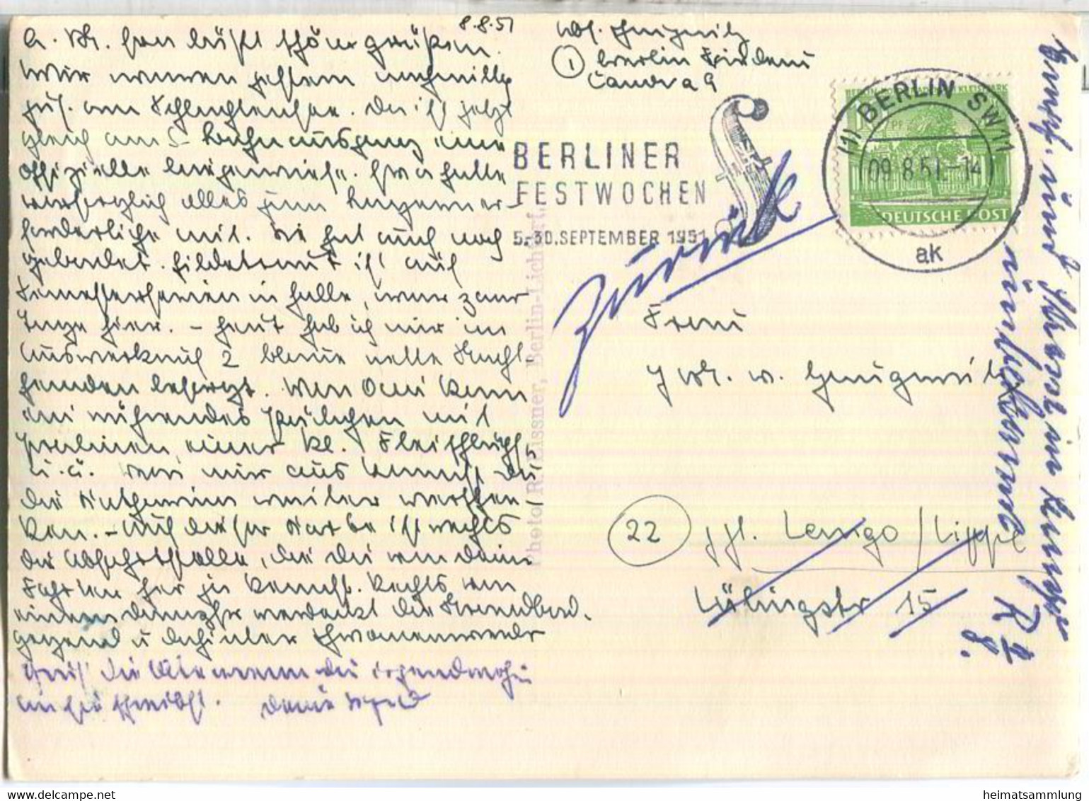Berlin Am Grossen Wannsee - Foto-Ansichtskarte - Verlag R. Lissner Berlin-Lichterfelde - Wannsee