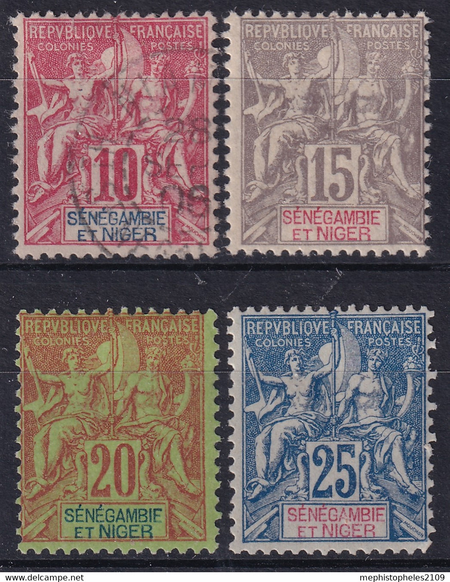 SÉNÉGAMBIE ET NIGER 1903 - MLH/canceled - YT 5, 6, 7, 8 - Unused Stamps