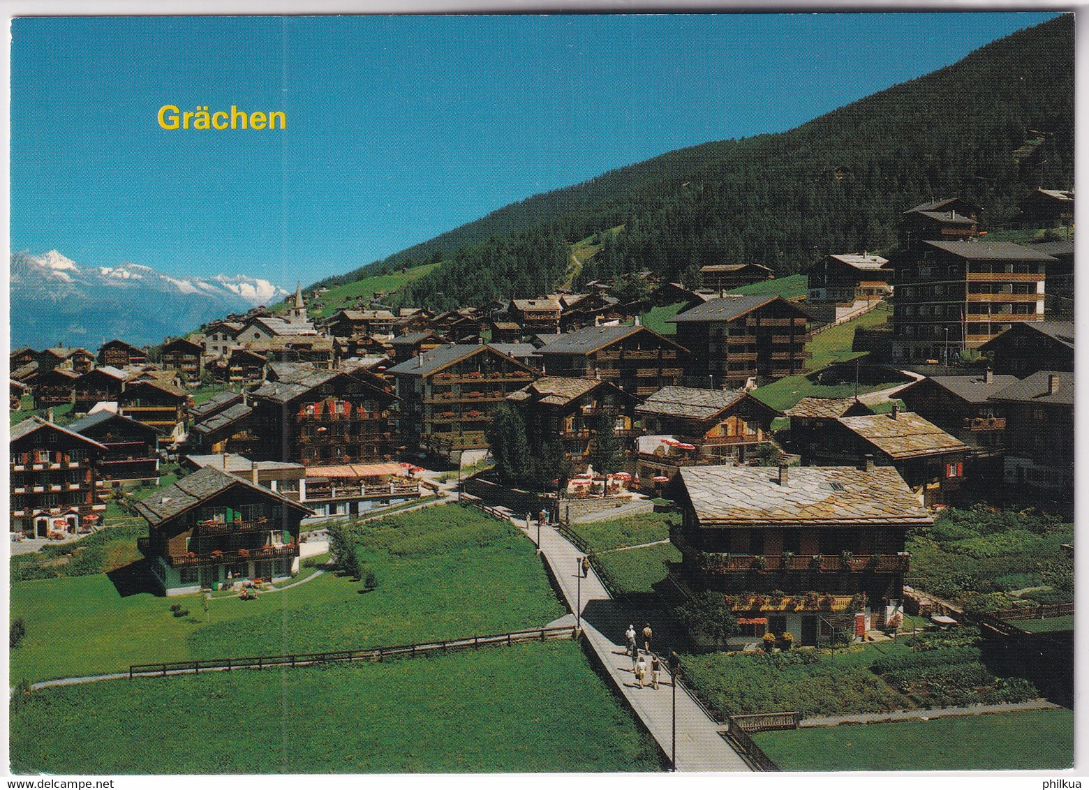 Grächen - Aletschhorn, Geisshorn, Wannenhorn - Grächen